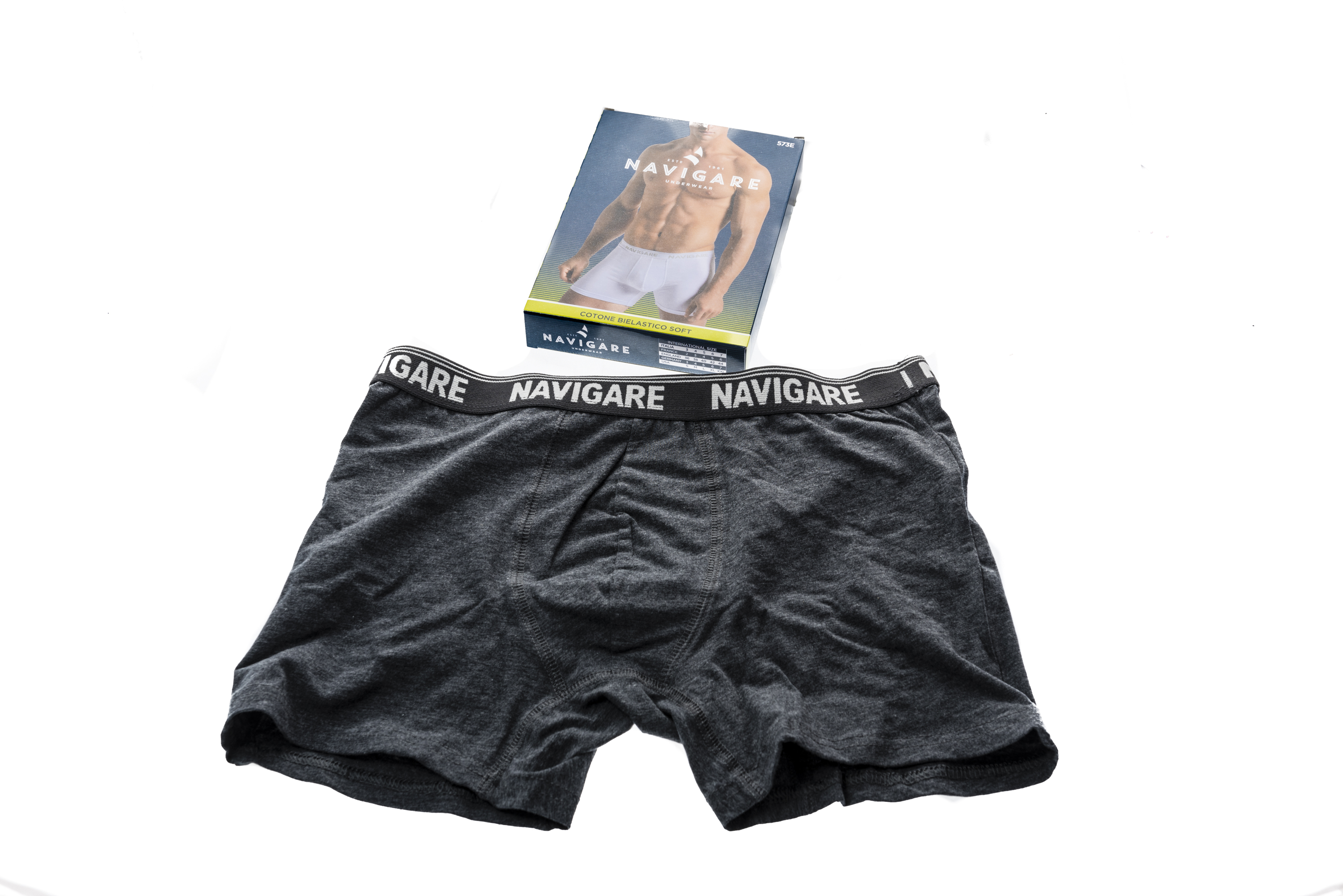 Art.573E boxer uomo elastico esterno Navigare – Ingrosso Intimo Italiano